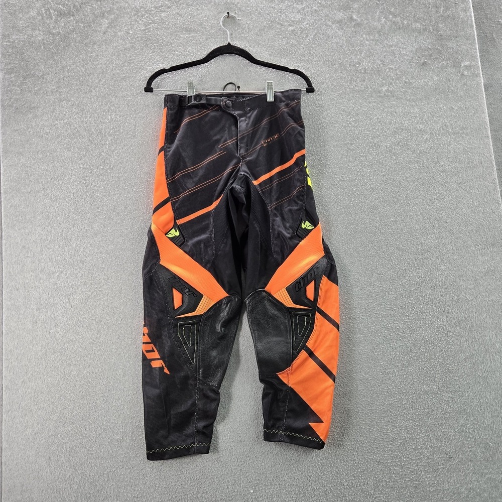 Thor Boys Motocross Pants YOUTH 28 Black Phase Vented Doppler Dirk Bike